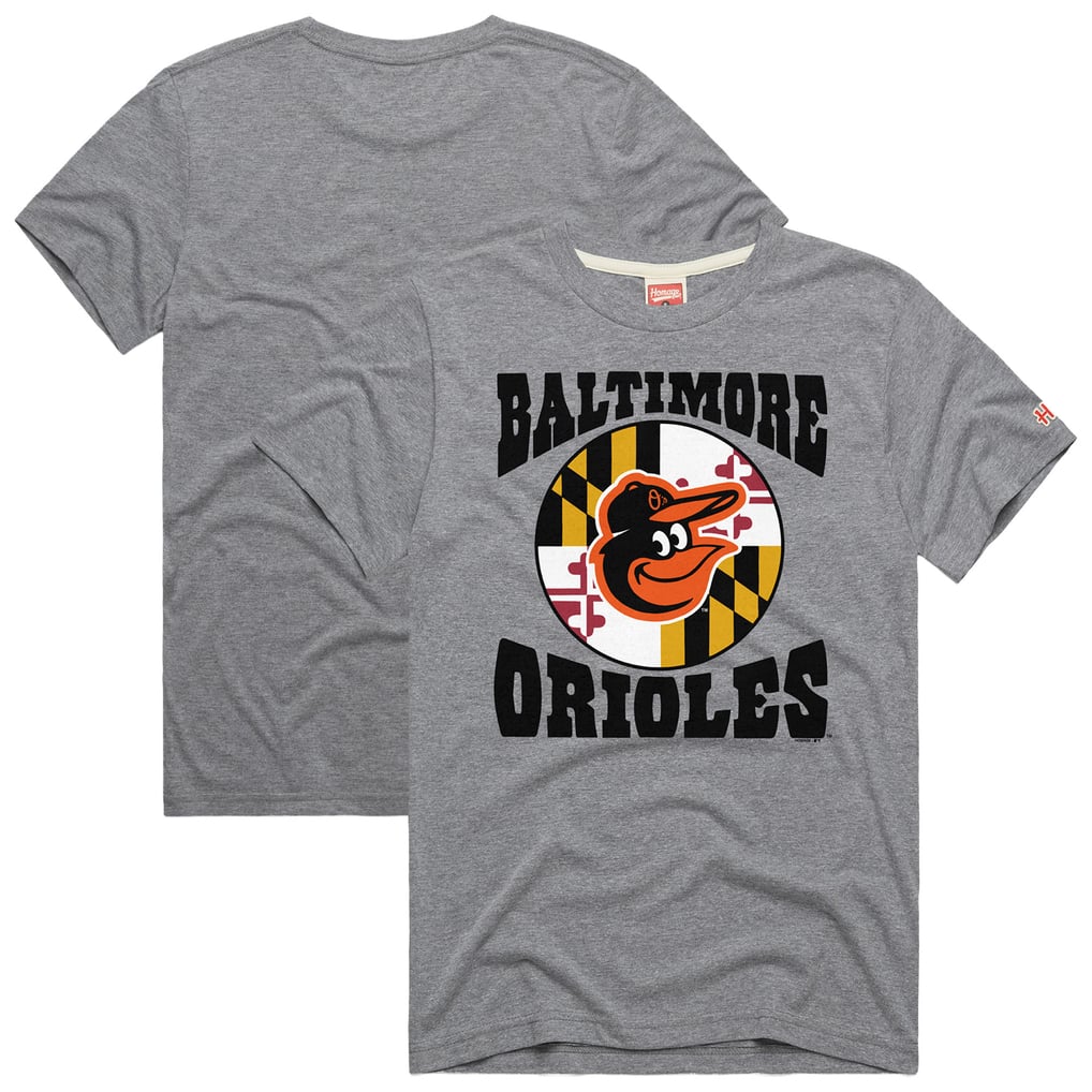 Baltimore Orioles Homage Hyper Local Tri-Blend T-Shirt - Gray